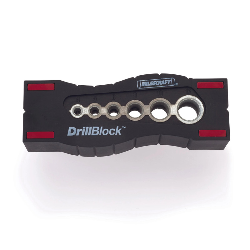 DrillBlock - Hand-Held Drill Bit Drilling Guide - Measurement System:Metric